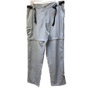 Rustic Ridge Convertible Hiking Pants‎ Lightweight Men's Large W/belt
